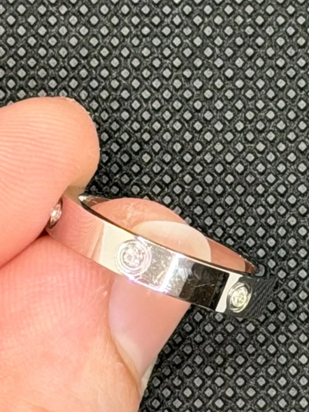 Silver Satellite CZ Ring